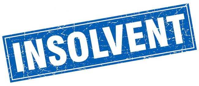 insolvent